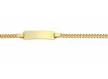ID Armband ADELIA´S "14 cm ID - Armband 333 Gold ( 8K )", gold, Armbänder, Damen, 14cm, Gold, Goldarmband