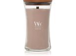 Woodwick Opulent Wood Patchouli Creme geurkaars met een houten lont 609.5 g
