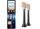 Philips Sonicare Premium All-in-One HX9092/88 têtes de remplacement pour brosse à dents Black 2 pcs