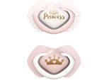Canpol babies Royal Baby B 6-18 m fopspeen Pink 2 st