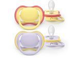 Philips Avent Ultra Air SCF087/03 0-6m tétine Girl 2 pcs