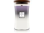 Woodwick Trilogy Amethyst Sky geurkaars met een houten lont 609.5 g