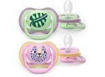 Philips Avent Ultra Air SCF087/13 6-18m tétine Girl 2 pcs