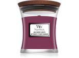 Woodwick Wild Berry & Beets geurkaars met een houten lont 85 g