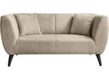 Ecksofa HOME AFFAIRE "Lazio modern und bequem, schmale Armlehnen, tolle Detailverarbeitung", beige, B:172cm H:83cm T:88cm, 100% Polyester, Sofas, Ecksofa, zwei verschiedene Fußfarben wählbar