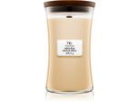 Woodwick Vanilla Bean geurkaars met een houten lont 609.5 g