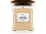 Woodwick Vanilla Bean geurkaars met een houten lont 275 g