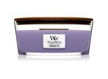 Woodwick Lavender Spa geurkaars met een houten lont (hearthwick) 453 g