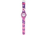 Quarzuhr SCOUT "The IT-Collection", bunt, Armbanduhren, Kinder, Quarzuhr, Armbanduhr, Kinderuhr, Mädchen, Blumen, Schmetterlinge, Geschenk