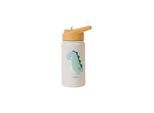 Saro Baby Thermos Bottle with Straw thermos met rietje Sand 350 ml