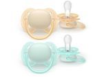 Philips Avent Ultrasoft SCF091/40 0-6 m tétine Neutral 2 pcs