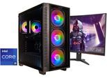 CAPTIVA Gaming-PC-Komplettsystem "Advanced Gaming I95-482 TFT Bundle", Energieeffizienz: G, schwarz, Microsoft Windows 11 Home (64 Bit), 32 GB RAM 1.000 GB SSD, Computer_Komplettsysteme, Gaming-PC-Komplettsystem