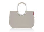 Reisenthel Einkaufstasche Loopshopper L herringbone sand, Beige, Kunststoff, Textil, 25 L, 46x34.5x25 cm, Freizeit, Koffer & Taschen, Einkaufstaschen
