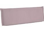 Rückenkissen PAIDI "Cord in verschiedenen Ausführungen, Relaxkissen, 90/120/140 cm Breite", rosa (misty rose), B:10cm H:40cm L:121cm, Polyester, Funktionskissen, Rückenlehne für Bett und Sofa, abnehmbarer und waschbarer Bezug