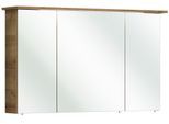 Spiegelschrank SAPHIR "Quickset 318, mit drei Spiegeltüren, 115cm breit", riviera eiche quer nachbildung, B:115cm H:72cm T:20cm, Holzwerkstoff, Schränke, Spiegelschrank