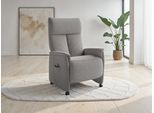 TV-Sessel SIT & MORE "Cremona Comfort Plus", grau, B:87cm H:114cm T:89cm, 100% Polyester, Sessel, bis 200 Kg belastbar, mit Herz-Waage Funktion