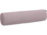Nackenkissen PAIDI "Cord in verschiedenen Ausführungen, Polyester, 85/115x20 cm", misty rose, L:85cm Ø:20cm, Polyester, Funktionskissen, Aufsteckkissen, abnehmbarer und waschbarer Bezug, Rückenkissen
