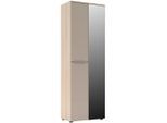 Garderobenschrank Siena Eichefarben/kaschmir 65/196/41 cm
