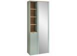 Garderobenschrank Bari In Grün/eiche Artisan 78/202/38 cm