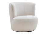 Sessel Jasima In Beige Drehbar Chenille Beige
