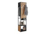 Garderobe Panelo Naturfarben/schwarz