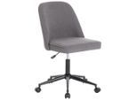 Drehstuhl Beetle Grau/schwarz Cord Grau, Schwarz