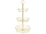 Obstschale Big In Goldfarben Ø Ca. 33cm 32,5/62 cm