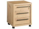Rollcontainer In Eiche Artisan 54/63/45 cm