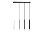 Hängeleuchte Simpl Klar/schwarz Max. 4 Watt 76/8/120 cm