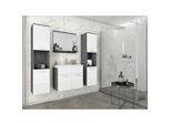 Badezimmer Montreal Xl Anthrazit/weiss
