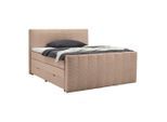 Boxspringbett Malaga Braun Ca. 180x200cm 180/200 cm Braun
