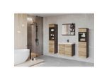 Badezimmer Madrit I Matera-Kastanie 120,4/131,5/34,5 cm