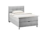 Boxbett Oviedo 140 In Hellgrau Ca. 140x200cm 140/200 cm Hellgrau