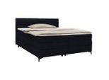 Boxspringbett Bari Schwarz Ca. 200x200cm 200/200 cm Schwarz
