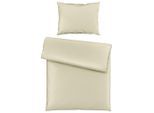 Bettwäsche Bio Eva Uni Ca. 160x210cm Satin 160/210 cm