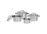 Kochtopfset Silver Line Aus Edelstahl, 7-Teilig