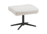 Hocker Como Ecru Ecru Metall, Textil