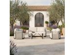 Gartenlounge Coralie 4-teilig 155/62 cm