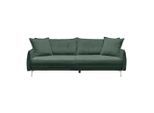 Bigsofa Kiss Dunkelgrün Holz Dunkelgrün