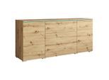 Sideboard Vera 150 Eiche Artisan 150/67,9/39,5 cm 3 Schublade(n)
