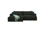 Ecksofa Fabiona Links Grün Grün