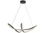 Led-hängeleuchte In Schwarz Max. 33 Watt 74/22/120 cm