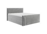 Boxspringbett Simon In Hellgrau Ca. 160x200cm 160/200 cm Hellgrau