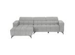 Wohnlandschaft Melbourne Grau Chenille Grau