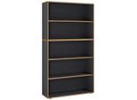 Aktenregal Salia B100 Anthrazit/honigeiche 100/183/33 cm