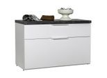 Garderobenbank Mundi In Anthrazit/weiss Hg 82/53/35 cm