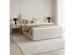 Boxbett Imola Ca. 140x200 Cm Creme Inkl. Topper 140/200 cm Creme