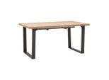 Ausziehtisch Kilian Eiche Echtholz Ca. 150-190x90 Cm Holz, Metall 150-190/90/75 cm