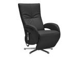Relaxsessel Sitting 2 Schwarz Leder Schwarz