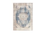 Flachwebeteppich Vintage 8400 Creme / Blau 140/200 cm